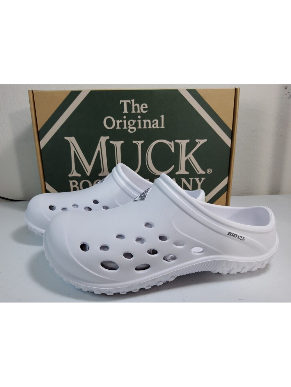 Muck Boot Company Muckster Lite Clog White Women’s Size 6 Comfort Garden Work - Picture 5 of 10